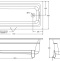 Чугунная ванна Jacob Delafon Archer 170х80 с ручкой E6D905-0 - 5