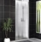 Душевая дверь в нишу BelBagno Uno 90х185 профиль хром стекло рифленое UNO-B-2-90-CH-Cr - 0