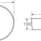 Раковина накладная BelBagno 41 см серый матовый  BB1315-H311 - 2