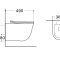 AQ1112-00 КЛАССИК Унитаз подвесной компакт безободковый 490*365*340 - 1