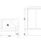 Душевая кабина Royal Bath 120х80 правая хром стекло матовое с гидромассажем RB8120BP2-M-CH-R - 1