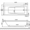 Ванна акриловая WHITECROSS Wave Soft 160x80 с гидромассажем белый - золото 0101.160080.100.SOFT.GL - 6