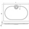 TRAY-S-AH-120/80-SCR-W Экран плоский из искусственного мрамора 1200х800х135, белый (Bianco) - 4