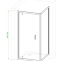 Душевой уголок Royal Bath HV 90х90 профиль хром стекло рифленое  RB9090HV-C-CH-P - 2