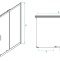 Душевой уголок RGW Passage PA-74B 120x110 профиль черный стекло прозрачное 410874121-14 - 2