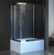 Душевой уголок Royal Bath BP 120х80 R с поддоном профиль хром стекло прозрачное RB8120BP-T-CH-R - 0