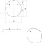 Зеркало круглое STWORKI Ноттвиль 60 с подсветкой, сенсор на зеркале, круглое, настенное, российское zkJUL.60 - 4