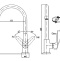Смеситель для кухонной мойки Cezares LACONICO  LACONICO-C-LL25-01 - 2