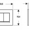 Кнопка смыва Geberit Sigma 30 черная 115.883.DW.1 - 3