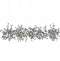 Подвесная люстра Loft it Spark 10101/5 Chrome - 0