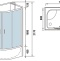Душевая кабина Weltwasser WW500 HALLE 1201 R 120х90 хром  10000003312 - 9