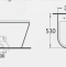 Унитаз приставной Gid TRS-263BM - 1