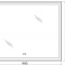 Зеркало BelBagno 90х80 с подсветкой, подогревом  SPC-GRT-900-800-LED-TCH-WARM - 2