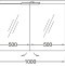 Зеркало-шкаф Jacob Delafon Rythmik 100 с подсветкой EB797RU-E10 - 1