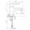 BD127AA комплект смесителей VIDIMA UNO (BA234AA+ BA322AA+BA187AA) - 3