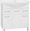 Тумба с раковиной Style Line Эко Фьюжн №26 80 белая - 5
