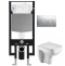 Комплект Weltwasser AMBERG 497 + KEHLBACH 004 GL-WT + AMBERG RD-MT CR  10000006629 - 0