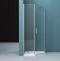 Душевой уголок BelBagno Kraft 80х80 R профиль хром стекло прозрачное KRAFT-P-1-80-C-Cr-R - 1