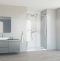 Душевая дверь в нишу Vincea Como Soft 120х195 профиль хром стекло прозрачное  VDS-1CS120CL - 1