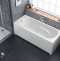 Акриловая ванна Berges Lumbo 170х75 с каркасом белая 050006 - 1