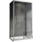 Душевой уголок Abber Schwarzer Diamant 110х85 хром стекло прозрачное AG30110H-S85-S85 - 0