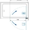 Шторка на ванну RGW Screens SC-109B 60x150 профиль черный стекло прозрачное 351100906-14 - 5