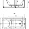 Акриловая ванна Aquatek Альфа 170 см, слив справа ALF170-0000066 - 1