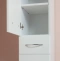 Шкаф-пенал Onika Модерн 40 L с бельевой козиной, белый  404009 - 2