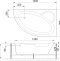 Акриловая ванна Royal bath Alpine 140x95 см  RB 819103 R - 1
