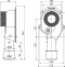 Сифон для писсуара AlcaPlast A45C вертикальный - 3