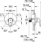 Смеситель Grohe BauLoop для душа 29080000 - 1