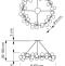 Подвесная люстра LUMINA DECO Marsiada LDP 6033-40 CHR - 4