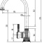 Смеситель Zorg Antic A 206K-BR для кухонной мойки - 1