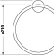 Полотенцедержатель Duravit Starck T 0099474600 черный - 2