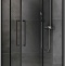 Душевой уголок ABBER Schwarzer Diamant 80х80 профиль черный  AG02080BH-S80B - 0