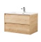 Тумба с раковиной BelBagno Kraft 100 светлое дерево - 1