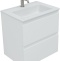 Тумба с раковиной Allen Brau Eclipse 60 белый матовый 1.E1001.WM - 2