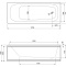 Акриловая ванна Cezares Eco 170x70  ECO-170-70-41-W37 - 1