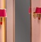 Зеркало Armadi Art Monaco 70х110 с подсветкой бордо - золото 566-RG - 2