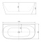 Акриловая ванна Allen Brau Priority 170x80 2.31002.20/AM белый глянец (панель антрацит) - 1