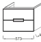 Тумба под раковину Jacob Delafon Reve 57.3 см  EB1134-G1C - 3