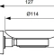 Мыльница Ideal Standard IOM прозрачное стекло A9123AA - 1