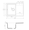 Мойка кухонная Omoikiri Sakaime 68-SA бежевая 4993110 - 1
