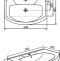 Мебельная раковина Rosa Элеганс 50 4620008195766 - 2