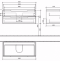 Тумба под раковину Villeroy & Boch Subway 2.0 (A690 10 FQ) A69010FQ - 1