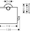 Держатель туалетной бумаги Hansgrohe Logis Universal 41723000 - 1