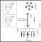 Подвесная люстра Odeon Light Modern London 4887/5 - 1