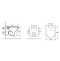 Комплект Weltwasser AMBERG 350 ST + SALZBACH 004 MT-BL + AMBERG RD-WT  10000006582 - 5