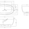 Ванна из искусственного камня ABBER Stein AS9641-1.4 белая матовая - 6