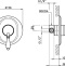 Смеситель Nicolazzi Signal 3406 CR 76 для душа 3406CR76 - 2